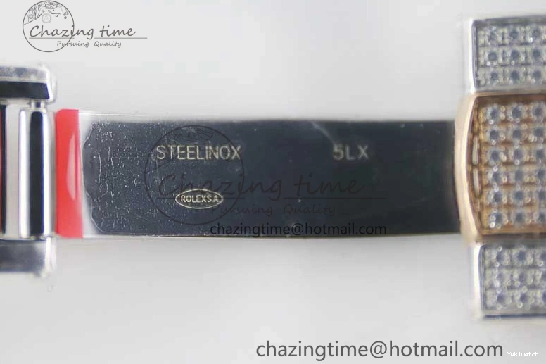 Markers Dial SS Edition A2824 Best Arabic Full on RG 41 Diamonds Bracelet TWF 1:1 Datejust 0313